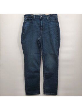 NYDJ High Rise Sheri Slim Straight Jeans Denim Pants Women Size 14W NWT LIFTTUCK
